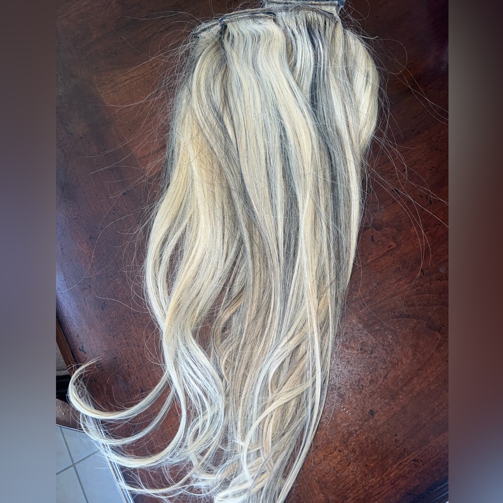 Real human brazilian hair extensions,used only 2 months